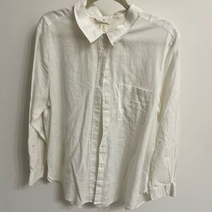 Men's White Casual Shirt